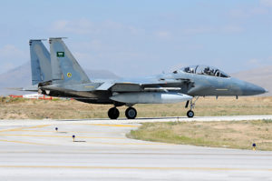 Saudi F-15 Taxiing