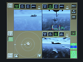Japanese KC-767 Tanker IOS Page with 3 Camera Views