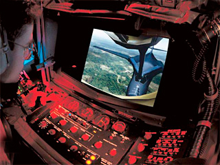 KC-135 Air Refueling Boom Operator Trainer in Use