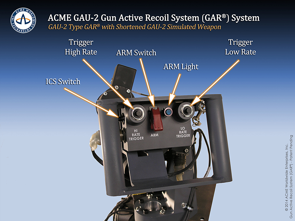 GAU-2 Gun Active Recoil GAR®
