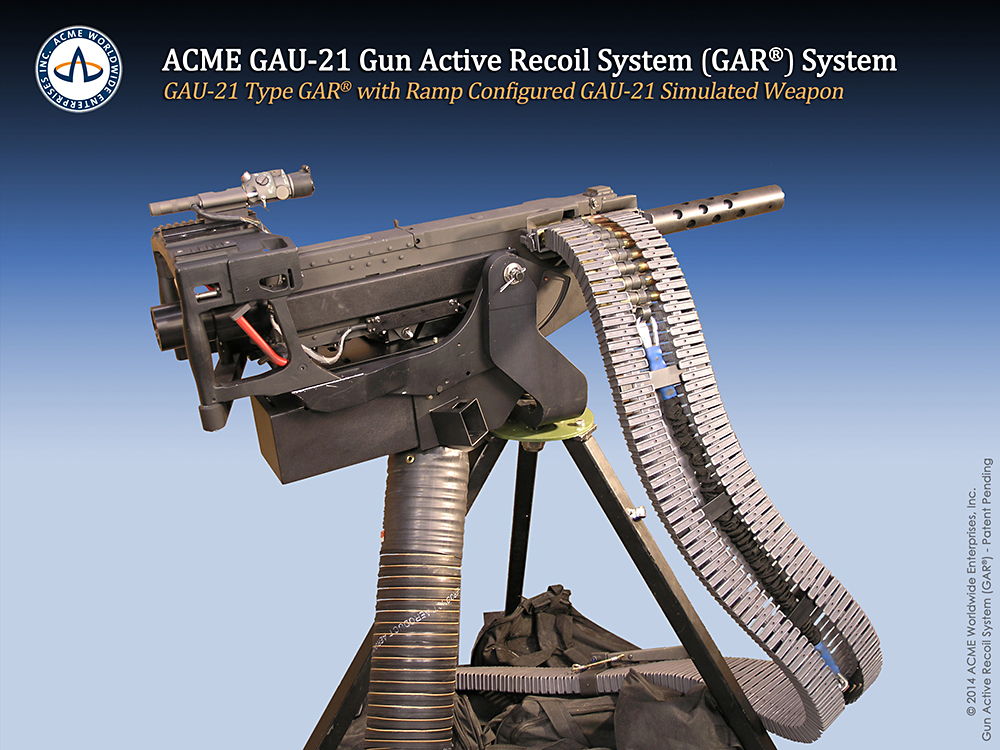 GAU-21 Gun Active Recoil GAR®