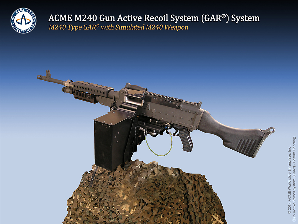 M-240 Gun Active Recoil GAR®