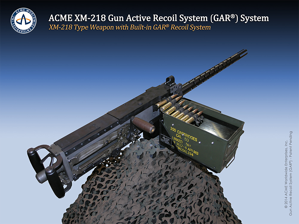 XM-218 Gun Active Recoil GAR®